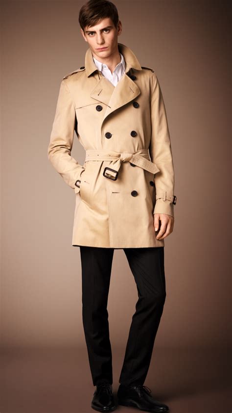 burberry short mac mens|Burberry kensington trench men.